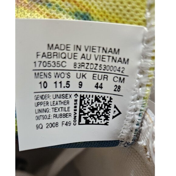 Converse Pro Leather 'Peace, Love & Basketball' High Top Shoes Sneakers - Picture 13 of 13